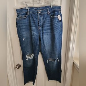 Old Navy Extra-High Rise, Curvy Sky-Hi Straight Jeans